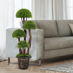 Costway Artificial Cypress Tree In Pot 3ft - Size: 94 x 33 x 31cm - Multi - Wilko - thumbnail 4