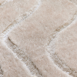 Origins Carved Wave Cream Soft Rug 80 x 170cm - Size: 80 x 150 x 4cm - Wilko - thumbnail 5