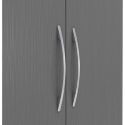 Seconique Nevada 6 Door 2 Drawer 3D Effect Grey Wardrobe - Size: 6 Door, 2 Drawer - Wilko - thumbnail 4