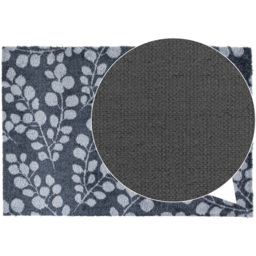 JVL Mega Grey Branches Latex Backed Door Mat and Runner Set - Size: 150 x 57 x 4cm - Blue - Wilko - thumbnail 7