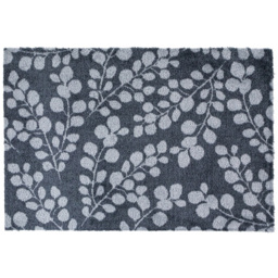 JVL Mega Grey Branches Latex Backed Door Mat and Runner Set - Size: 150 x 57 x 4cm - Blue - Wilko - thumbnail 5