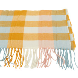 Elia Block Check Throw - Multicolour - Wilko - thumbnail 3