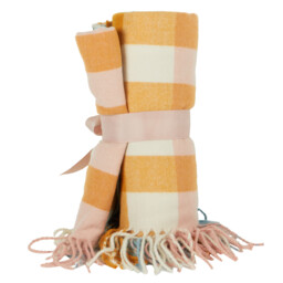 Elia Block Check Throw - Multicolour - Wilko - thumbnail 4