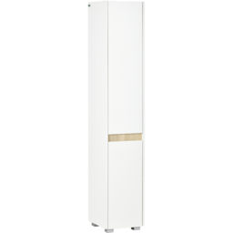 Kleankin 5-TierWhite Tall Adjustable Bathroom Cabinet - Size: 165.0 cm x 33.0 cm x 30.0 cmcm - Wilko - thumbnail 3