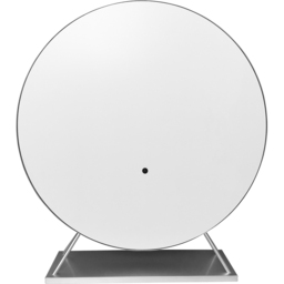 Round Standing Hollywood LED Mirror Silver - Wilko - thumbnail 3