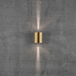 Nordlux Canto 2 Brass Wall Light - Size: 10.4 x 8.7 x 10.4cm - Gold - Wilko - thumbnail 7