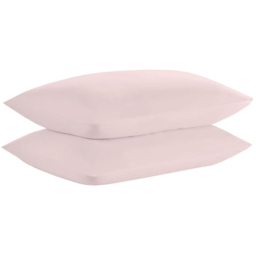Easy Care Plain Sheeting Set Blush Double - Wilko - thumbnail 5
