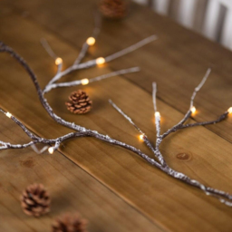 Marco Paul LED Twig Garland 189cm - Size: 53 x 20 x 6cm - Brown - Wilko - thumbnail 7