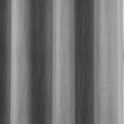 Enhanced Living Goodwood Silver Embossed Wave Thermal Eyelet Curtain 229 x 183cm - Wilko - thumbnail 3