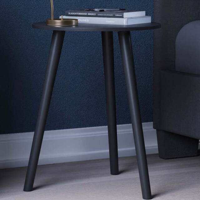 VIDA DESIGNS Black Round Side Table - Wilko - image 1