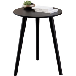 VIDA DESIGNS Black Round Side Table - Wilko - thumbnail 3