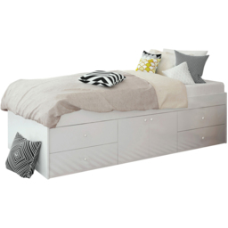 Kudl Single White Captains Cabin Bed - Wilko - thumbnail 3