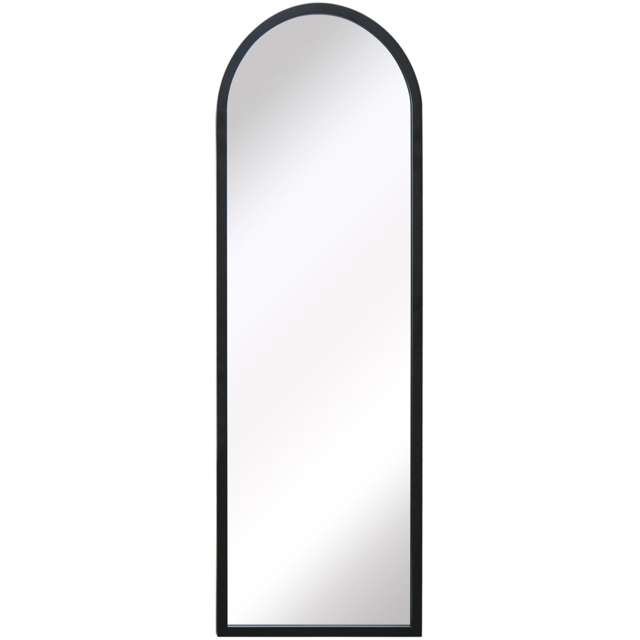 MirrorOutlet The Arcus Black Framed Arched Garden Wall Mirror 120 x 40cm - Size: 120 x 40 x 3cm - Wilko - image 1