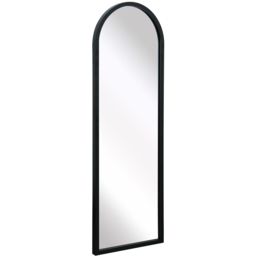 MirrorOutlet The Arcus Black Framed Arched Garden Wall Mirror 120 x 40cm - Size: 120 x 40 x 3cm - Wilko - thumbnail 4