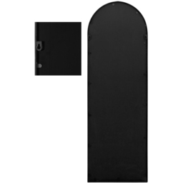 MirrorOutlet The Arcus Black Framed Arched Garden Wall Mirror 120 x 40cm - Size: 120 x 40 x 3cm - Wilko - thumbnail 5