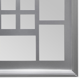 Premier Housewares Silver 9 Photo Multi Photo Frame - Wilko - thumbnail 4