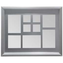 Premier Housewares Silver 9 Photo Multi Photo Frame - Wilko - thumbnail 1