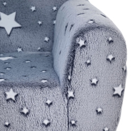 AIYAPLAY Grey Glow in the Dark Kids Armchair - Size: 55 x 40 x 55cm - Wilko - thumbnail 4