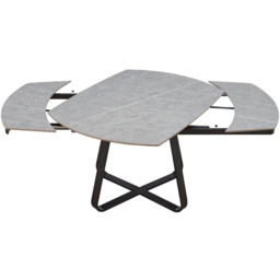 DS Living Arden 6 Seater Dining Table White Veined Marble - Wilko - thumbnail 6