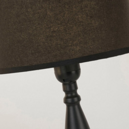 Lighting Collection Spindle Black Rechargeable LED Table Lamp - Size: 35.5 x 13.5 x 13.5cm - Wilko - thumbnail 5