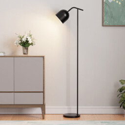 Tia Floor Lamp Black or Cream - Wilko - thumbnail 5