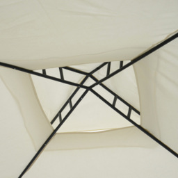 Outsunny 3 x 3m 2-Tier White Gazebo Tent with Curtains - Wilko - thumbnail 4