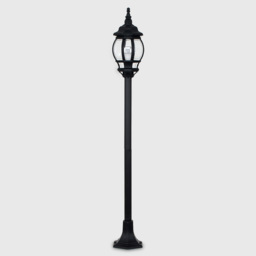 ValueLights Windsor Black Outdoor Bollard Light - Size: 42 x 25 x 25cm - Wilko - thumbnail 6