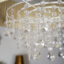 Sophia XL Jewel Droplet Shade - Neutral and Clear - Wilko - thumbnail 7