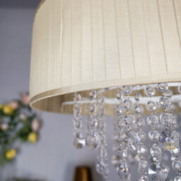 Sophia XL Jewel Droplet Shade - Neutral and Clear - Wilko - thumbnail 5