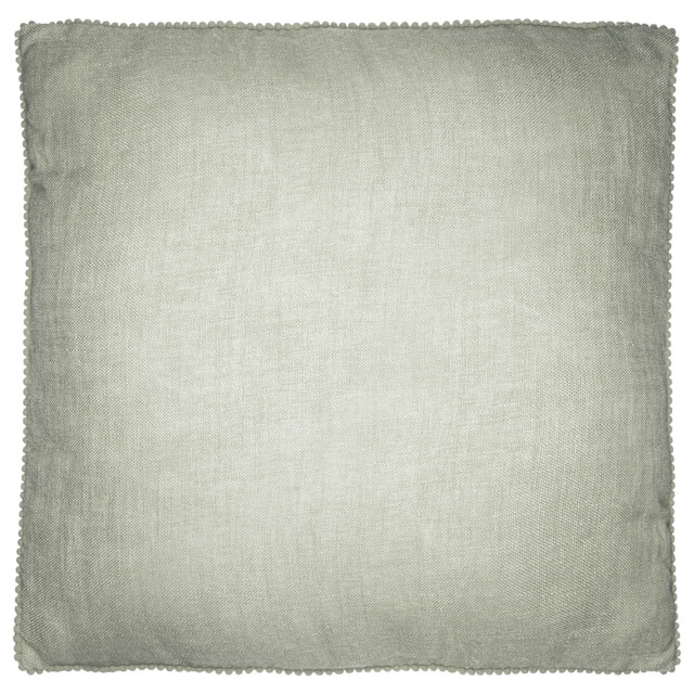 Divante Chiltern Sage Pom Pom Cushion 45 x 45cm - Wilko - image 1