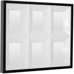 Premier Housewares 3D Box Design Square Black Collage Photo Frame - Size: Multi - Wilko - thumbnail 4