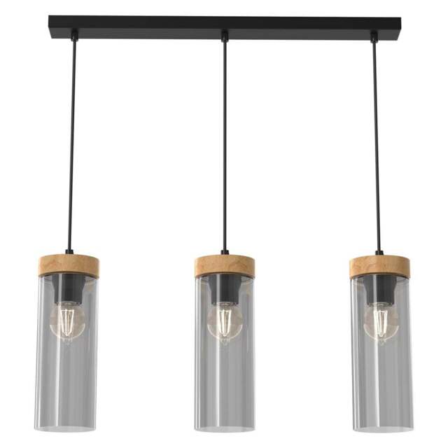 Milagro Elica Black Pendant Lamp 230V - Size: 10 x 60 x 90cm - Wilko - image 1