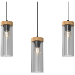 Milagro Elica Black Pendant Lamp 230V - Size: 10 x 60 x 90cm - Wilko - thumbnail 3