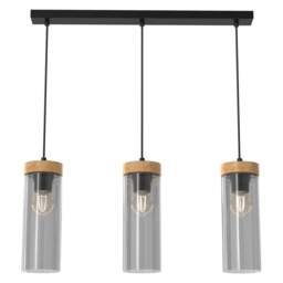 Milagro Elica Black Pendant Lamp 230V - Size: 10 x 60 x 90cm - Wilko