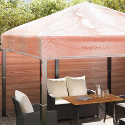 vidaXL 3 x 3m Transparent Double Tier Roof Gazebo Replacement Canopy - n/a - Wilko - thumbnail 7