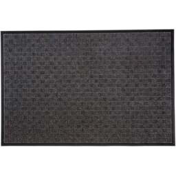 Floortex Doortex Ribmat Charcoal Doormat 90 x 150cm - Size: 150 x 90 x 1.2cm - Wilko - thumbnail 1