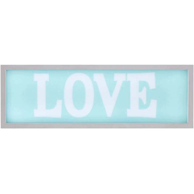 Premier Housewares Love LED Light Box - Size: 31 x 11 x 11cm - Multi - Wilko - image 1