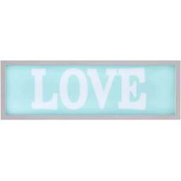 Premier Housewares Love LED Light Box - Size: 31 x 11 x 11cm - Multi - Wilko - thumbnail 1