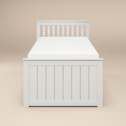 Flair Montana Captain's Single White 3 Drawer Wooden Guest Bed with Trundle - Wilko - thumbnail 4