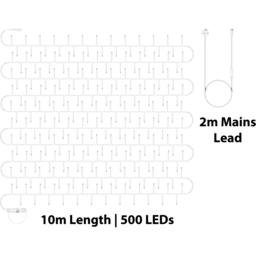 Eagle Connect 500 Gold LED White Cluster Light 10m - Size: 0 x 1000 x 0cm - Wilko - thumbnail 7