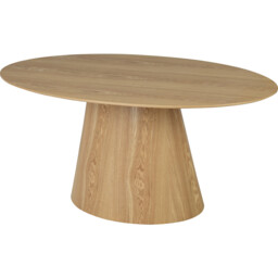 Palma Oval Dining Table Natural - Size: 4 Seater - Wilko - thumbnail 4