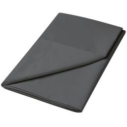 Helena Springfield Double Charcoal Plain Dye Flat Bed Sheet - Wilko