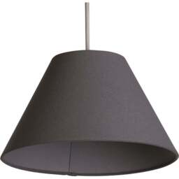 Lighting Collection Luna Linen Grey Tapered Shade - Size: 16.5 x 28 x 28cm - Wilko - thumbnail 1