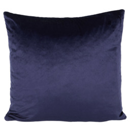 Piper Pleated Velvet Cushion - Navy - My Home - Wilko - thumbnail 3