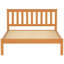 Denver Double Pine Wooden Bed - Brown - Birlea - Wilko - thumbnail 6