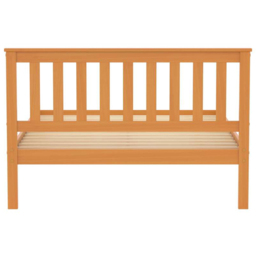 Denver Double Pine Wooden Bed - Brown - Birlea - Wilko - thumbnail 7