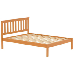 Denver Double Pine Wooden Bed - Brown - Birlea - Wilko - thumbnail 3