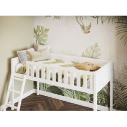 Flair Bea Shorty White Wooden Mid Sleeper Cabin Bed - Wilko - thumbnail 3