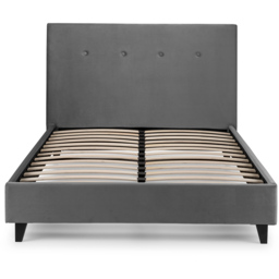 Julian Bowen Shoreditch Double Slate Grey High Headboard Bed - Wilko - thumbnail 5