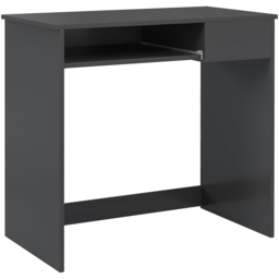 Portland Grey Compact Computer Desk - Size: 80 x 45 x 75cm - Wilko - thumbnail 3